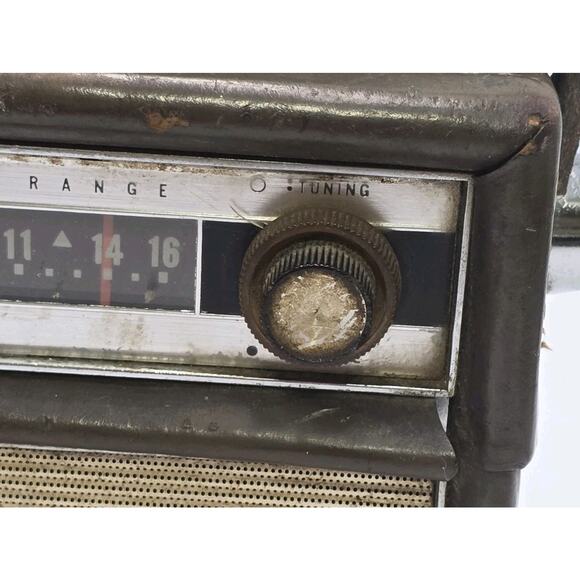 Vintage 50's Arvin 9 Portable Transistor Radio Model 63R58 AM Band Tested Works - Picture 6 of 13